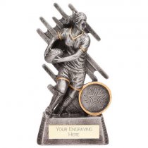 Focus Rugby Female Trophy Silver | 130mm | G24