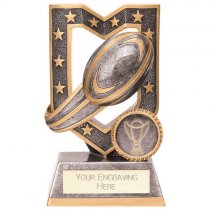 Apex Rugby Trophy | Antique Silver | 120mm | G7
