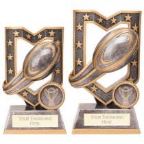 Apex Rugby Trophy | Antique Silver | 120mm | G7