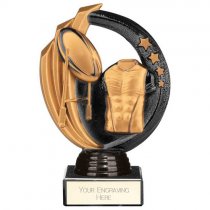 Renegade Legend Rugby Trophy | Black | 145mm | S7