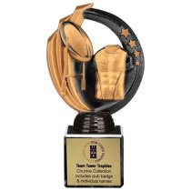 Renegade Legend Rugby Trophy | Black | 175mm | S7