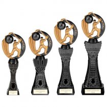 Renegade Heavyweight Cricket Trophy | Black | 335mm | G9