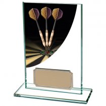Colour Curve Darts Jade Glass Trophy | 125mm |