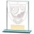 Millennium Lawn Bowls Jade Glass Trophy | 110mm |  - CR20384A