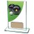 Colour Curve Lawn Bowls Jade Glass Trophy | 125mm |  - CR4754AA