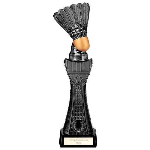 Black Viper Tower Badminton Trophy | 345mm | G9