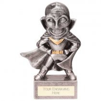 Superhero Male Trophy | Antique Silver | 100mm | G5