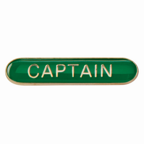Scholar Bar Badge Captain Green | 40mm |