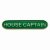 Scholar Bar Badge House Captain Green | 40mm |  - SB16115G