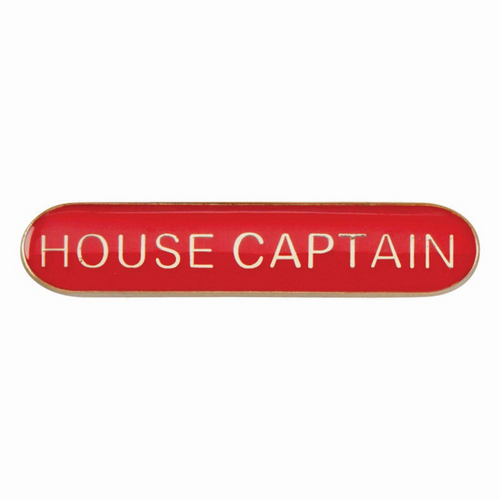Scholar Bar Badge House Captain Red | 40mm |