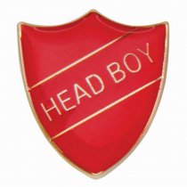 Scholar Pin Badge Head Boy Red | 25mm |