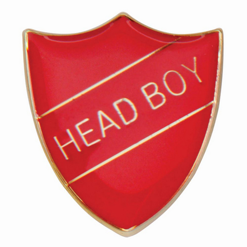 Scholar Pin Badge Head Boy Red | 25mm |