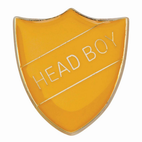 Scholar Pin Badge Head Boy Yellow | 25mm |