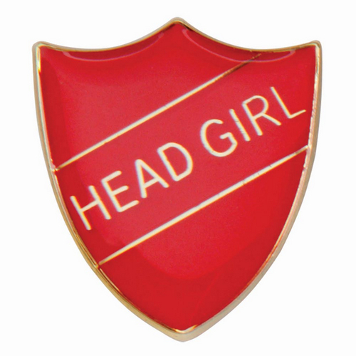 Scholar Pin Badge Head Girl Red | 25mm |