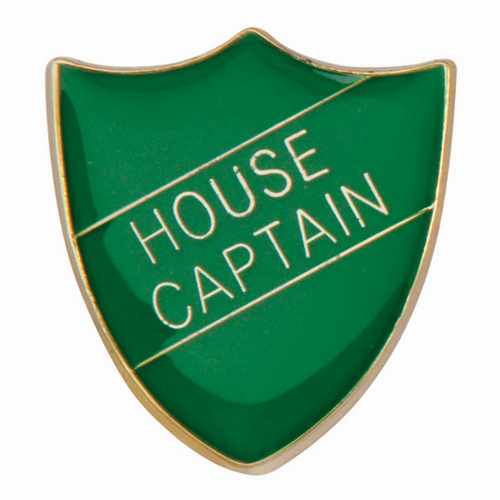 Scholar Pin Badge House Captain Green | 25mm |