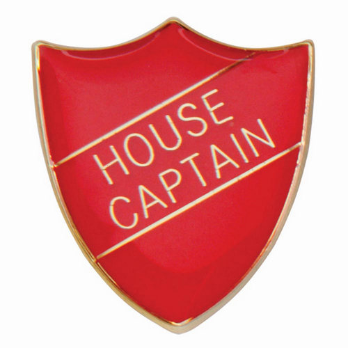 Scholar Pin Badge House Captain Red | 25mm |