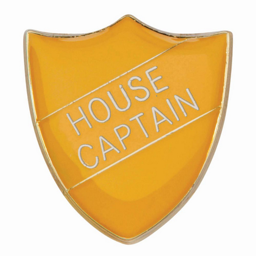 Scholar Pin Badge House Captain Yellow | 25mm |