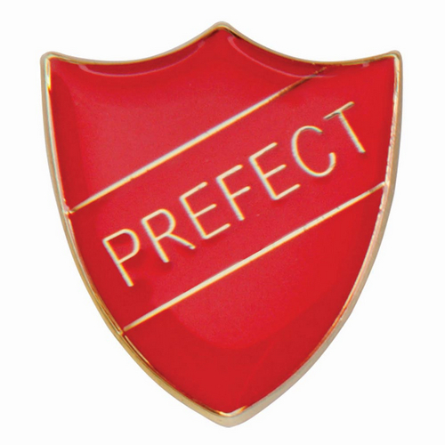 Scholar Pin Badge Prefect Red | 25mm |
