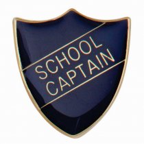 Scholar Pin Badge School Captain Blue | 25mm |