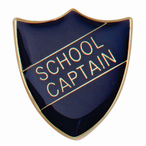 Scholar Pin Badge School Captain Blue | 25mm |