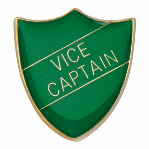 Scholar Pin Badge Vice Captain Green | 25mm |