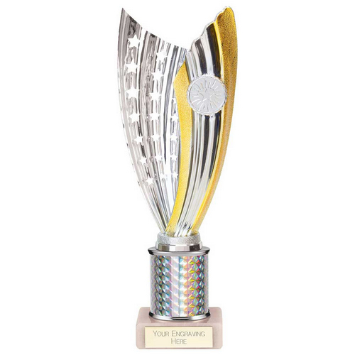 Glamstar Plastic Trophy | Silver | 280mm |