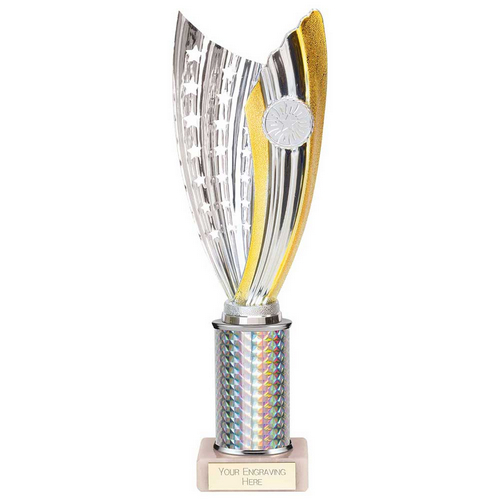 Glamstar Plastic Trophy | Silver | 305mm |