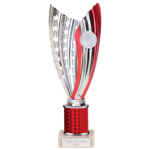 Glamstar Plastic Trophy | Red | 280mm |