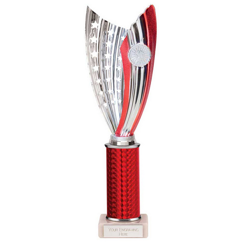 Glamstar Plastic Trophy | Red | 330mm |