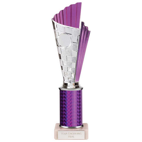 Flash Plastic Trophy | Purple | 290mm |