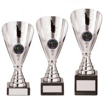 Rising Stars Premium Plastic Trophy | Silver | 170mm | S7