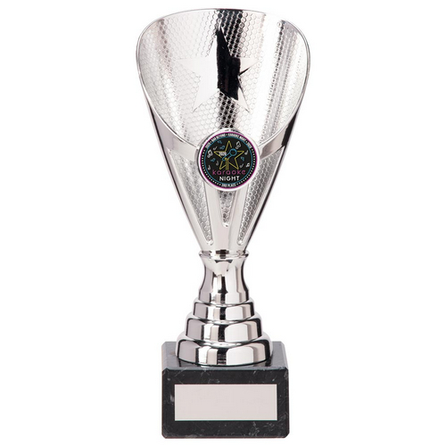 Rising Stars Premium Plastic Trophy | Silver | 185mm | S24