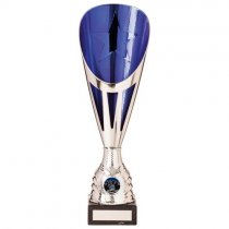 Rising Stars Deluxe Plastic Lazer Cup | Silver & Blue | 335mm | S25