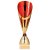 Rising Stars Deluxe Plastic Lazer Cup | Gold & Red | 335mm | G25 - TR20535E