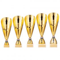 Rising Stars Deluxe Plastic Lazer Cup Gold | 295mm | G7