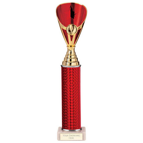 Rising Stars Plastic Trophy | Red | 330mm |