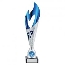 Inferno Plastic Laser Cut Cup | Silver & Blue | 265mm | S7