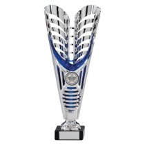 Monument Plastic Laser Cut Cup | Silver & Blue | 255mm | S7