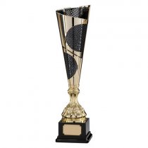 Quest Laser Cut Gold & Black Trophy Cup | 445mm | G25