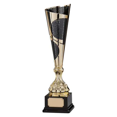 Quest Laser Cut Gold & Black Trophy Cup | 465mm | E15174D