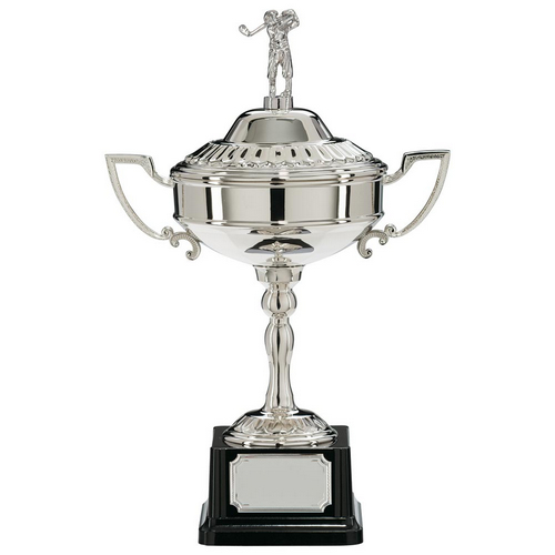 Sterling Golf Nickel Plated Trophy Cup | 295mm | E15175C
