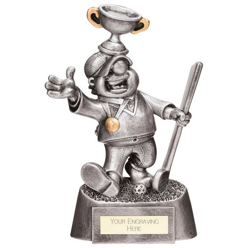 Goof Balls Golf Winner Trophy | Silver | 185mm | G25