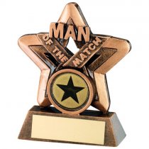Man Of The Match Mini Star Trophy | 95mm |