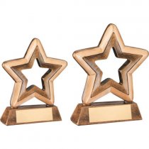 Celebrate Mini Star Trophy | Takes your club badge | 108mm |