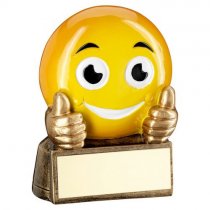Hi-Viz Thumbs Up Emoji Trophy | 70mm |