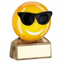 Hi-Viz Sunglasses Emoji Trophy | 70mm |