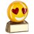 Hi-Viz Heart Eyes Emoji Trophy | 70mm |  - JR9-RF952
