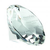 Hope Crystal Diamond Paperweight | Boxed | 102mm |