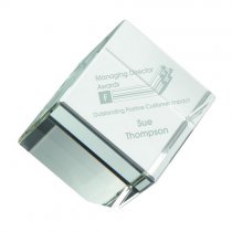 Rubik Crystal Paperweight | 64mm |