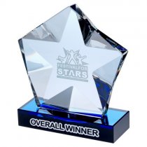Rigal Blue Crystal Corporate Award | 165mm |